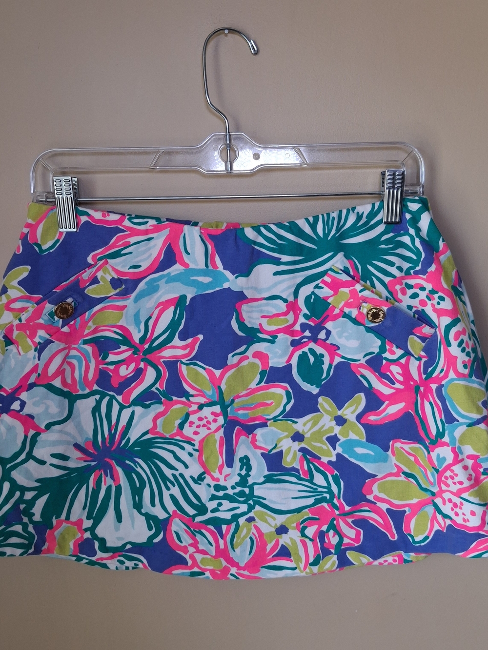 Lilly Pulitzer Madison Skort Iris Blue Casa Azul; Sz. M